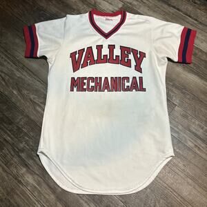 Vintage Wilson 80s Sports Valley Mechanical Baseball Jersey USA Made